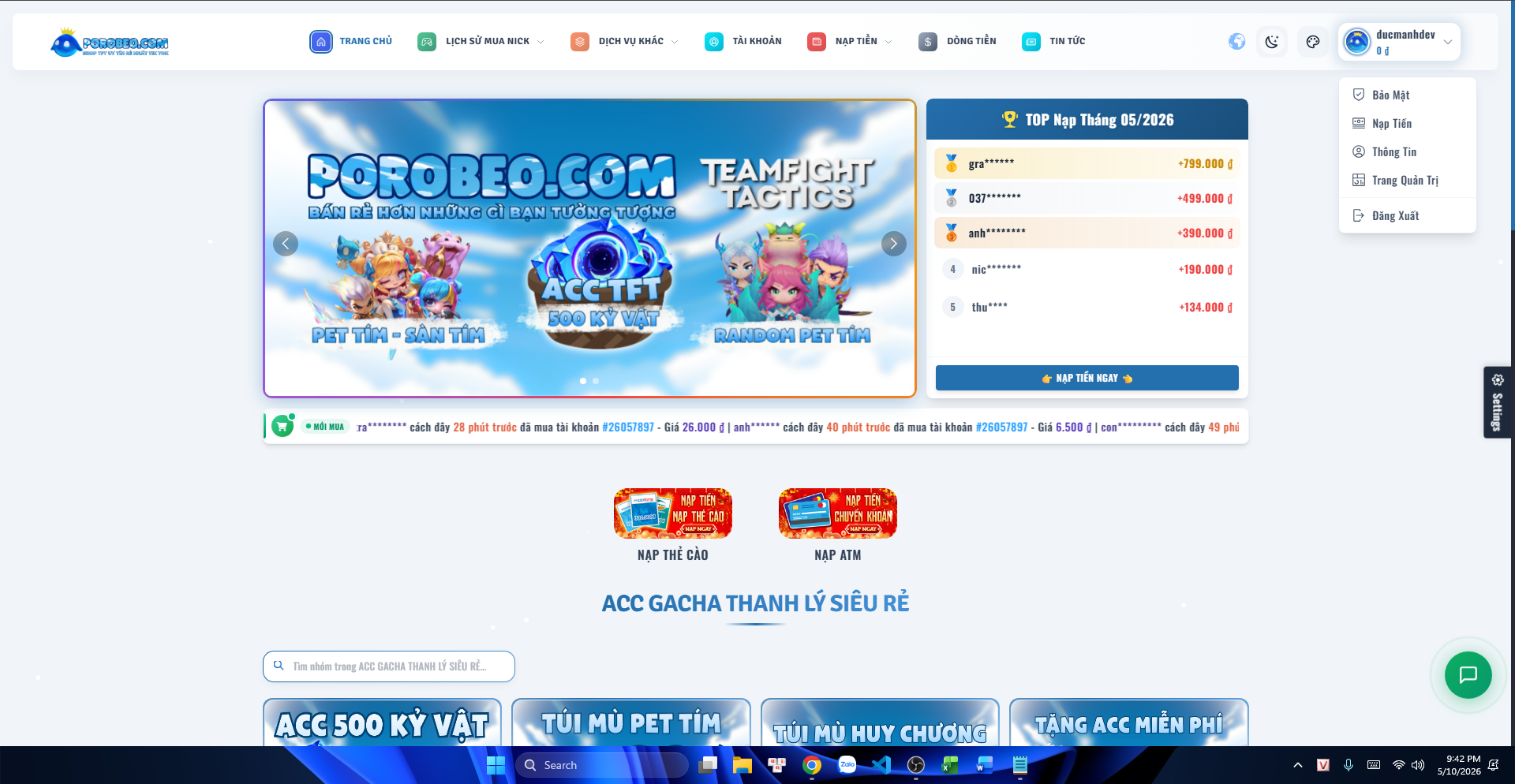 Code ShopNick V3 Phiên Bản Mới Nhất